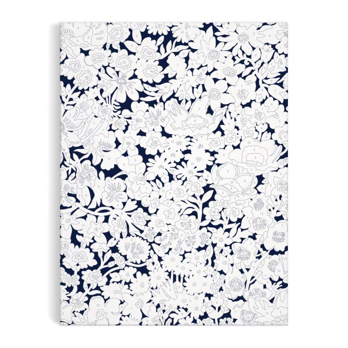 Galison Liberty Thorpe Paint by Number Kit Multi-Coloured 22.9x2x30.5cm