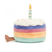 Load image into Gallery viewer, Jellycat Amuseables Rainbow Cake 26cm