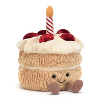 Load image into Gallery viewer, Jellycat Amuseable Birthday Cake 16cm
