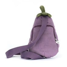 Load image into Gallery viewer, Jellycat Amuseables Aubergine Bum Bag 27cm