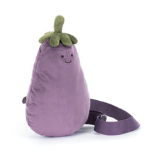 Load image into Gallery viewer, Jellycat Amuseables Aubergine Bum Bag 27cm