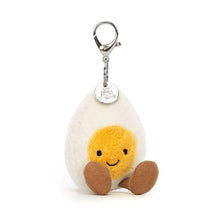 Load image into Gallery viewer, Jellycat Bag Charm Amuseable Happy Boiled Egg 18cm