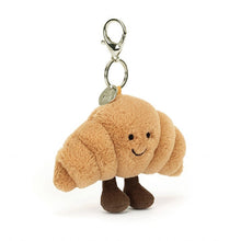 Load image into Gallery viewer, Jellycat Bag Charm Amuseable Croissant 16cm