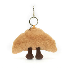 Load image into Gallery viewer, Jellycat Bag Charm Amuseable Croissant 16cm