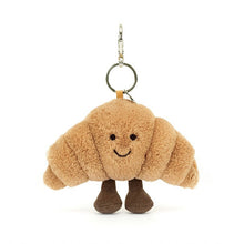 Load image into Gallery viewer, Jellycat Bag Charm Amuseable Croissant 16cm