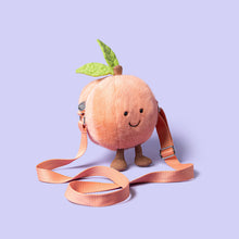 Load image into Gallery viewer, Jellycat Amuseables Peach Shoulder Bag 15cm