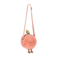 Load image into Gallery viewer, Jellycat Amuseables Peach Shoulder Bag 15cm