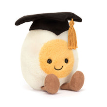 Load image into Gallery viewer, Jellycat Amuseables Boiled Egg Graduation 14cm