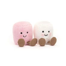 Load image into Gallery viewer, Jellycat Amuseable Pink and White Marshmallows 15cm
