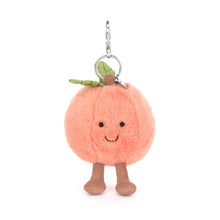 Load image into Gallery viewer, Jellycat Amuseables Peach Bag Charm 9cm