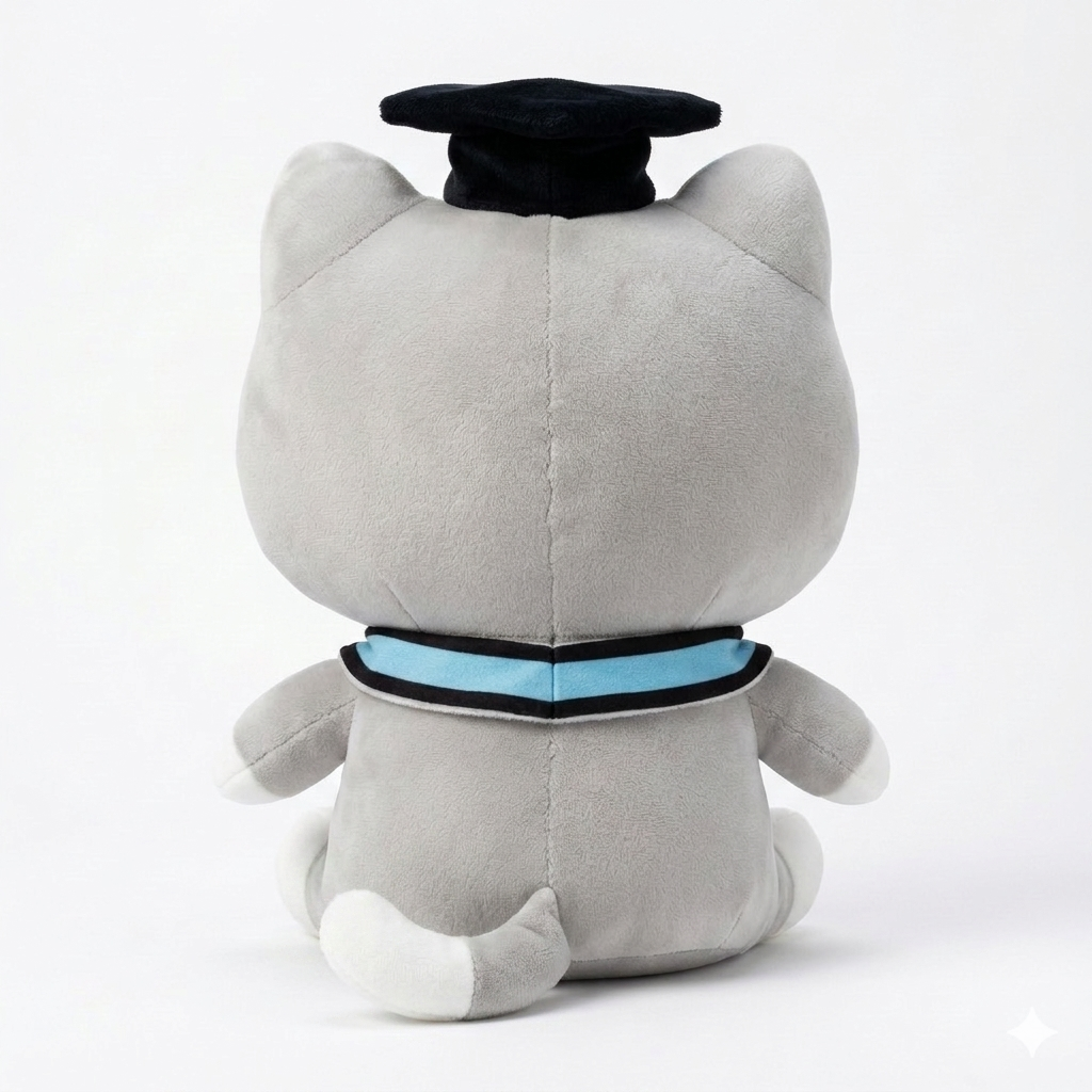 Hapins Graduation Cat Doll - Ragdoll Cat - M 26cm