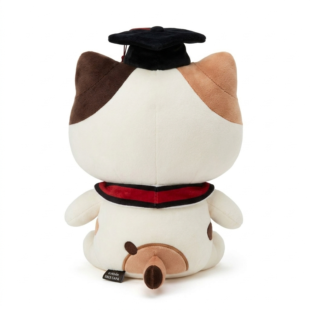 Hapins Graduation Cat Doll - Calico Cat - M 26cm