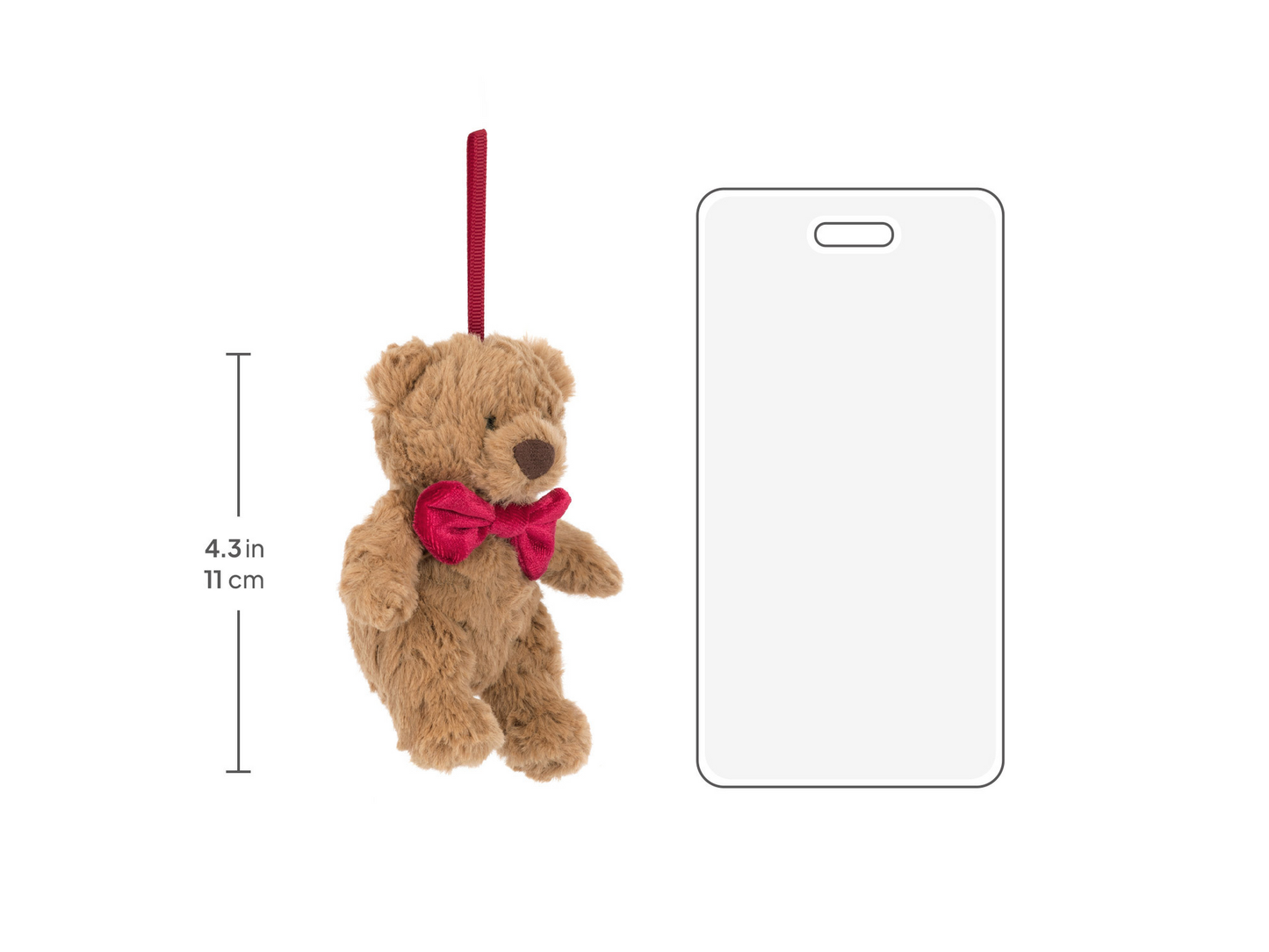 Jellycat Bartholomew Bear Tree Decoration 11cm