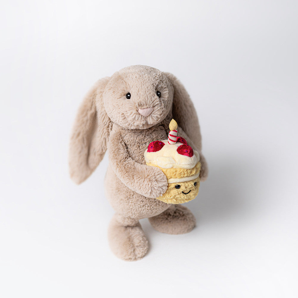 Jellycat Bashful Beige Birthday Bunny 31cm