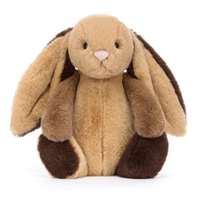 Load image into Gallery viewer, Jellycat Bashful Bunny Patchwork Brown 31cm