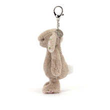 Load image into Gallery viewer, Jellycat Bag Charm Blossom Beige Bunny 'Petal' 18cm