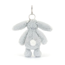 Load image into Gallery viewer, Jellycat Bag Charm Bashful Silver Bunny  18cm