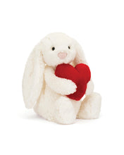 Load image into Gallery viewer, Jellycat Red Love Heart Bunny Small
