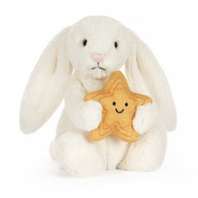 Load image into Gallery viewer, Jellycat Cream Bunny with Star
