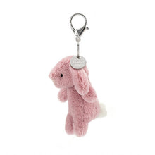 Load image into Gallery viewer, Jellycat Bag Charm Bashful Bunny tulip 8cm