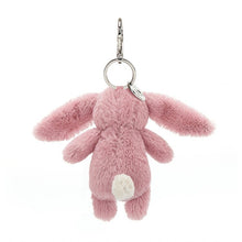 Load image into Gallery viewer, Jellycat Bag Charm Bashful Bunny tulip 8cm