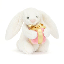 Load image into Gallery viewer, Jellycat Bashful Bunny with Present Little 18cm