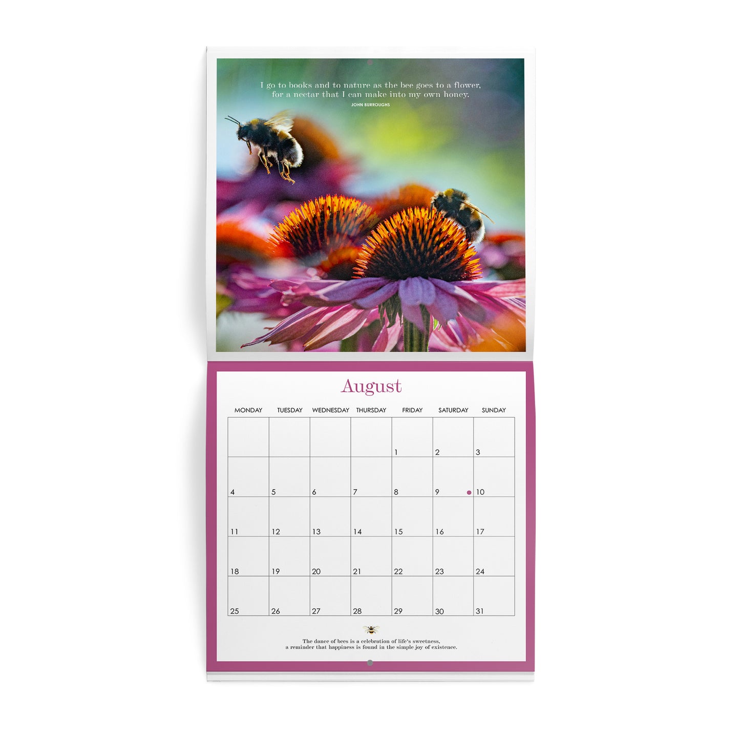 Affirmations 2025 Bee Wall Calendar