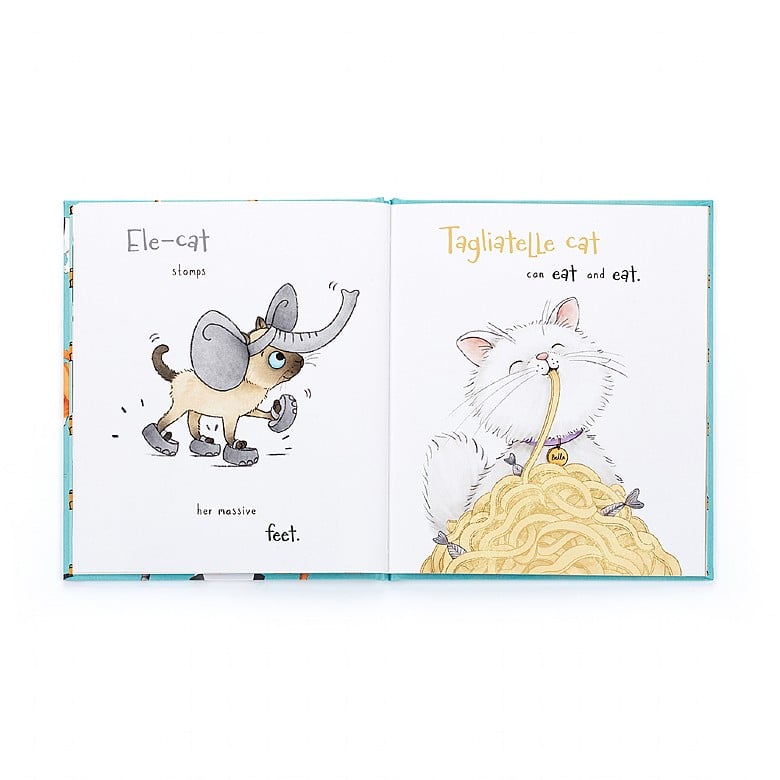 Jellycat Book All Kinds of Cats 22cm
