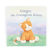 Load image into Gallery viewer, Jellycat Book Ginger, the Courageous Kitten 23cm