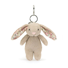 Load image into Gallery viewer, Jellycat Bag Charm Bashful Bunny Blossom Beige 17cm