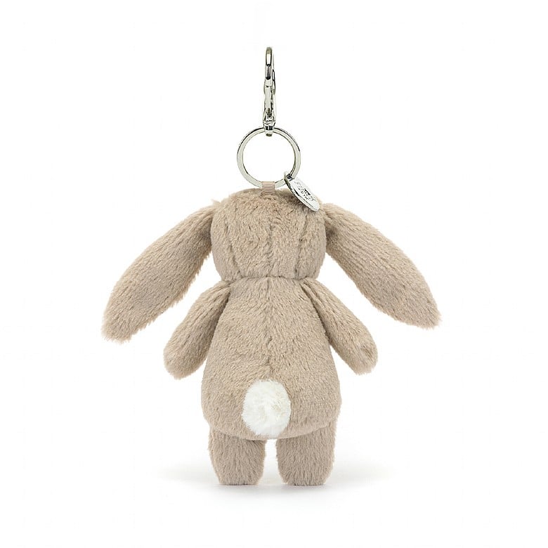 Jellycat Bag Charm Bashful Bunny Blossom Beige 17cm