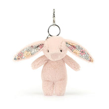Load image into Gallery viewer, Jellycat Bag Charm Bashful Bunny Blossom Blush 17cm