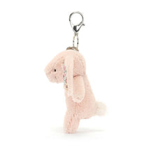 Load image into Gallery viewer, Jellycat Bag Charm Bashful Bunny Blossom Blush 17cm