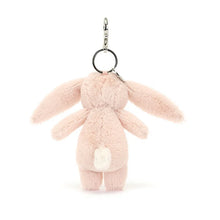 Load image into Gallery viewer, Jellycat Bag Charm Bashful Bunny Blossom Blush 17cm