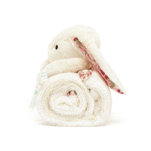 Load image into Gallery viewer, Jellycat Blossom Cream Bunny 'Berry' Blankie