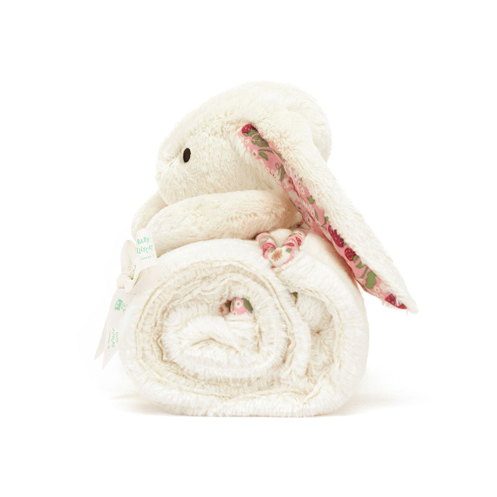 Jellycat Blossom Cream Bunny 'Berry' Blankie – MeeQ