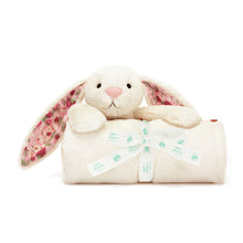 Load image into Gallery viewer, Jellycat Blossom Cream Bunny 'Berry' Blankie