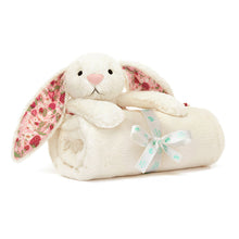 Load image into Gallery viewer, Jellycat Blossom Cream Bunny 'Berry' Blankie