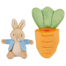 Load image into Gallery viewer, Peter Rabbit Mini Plush & Carrot