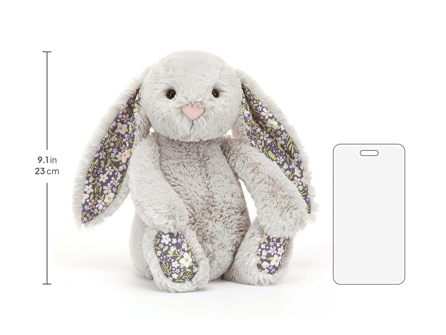 Jellycat Blossom Silver Bunny 'Bloom' Original (Medium) 31cm
