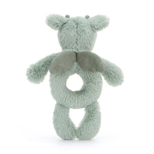 Load image into Gallery viewer, Jellycat Ring Rattle Bashful Dragon 18cm