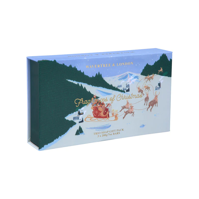 Wavertree & London Fragrances of Christmas Soap Trio Set