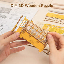 Load image into Gallery viewer, Robotime Classical 3D Wooden Carriage (Tram)