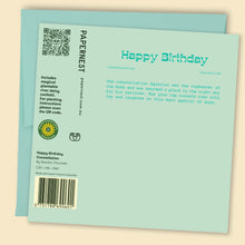 Load image into Gallery viewer, Papernest Happy Birthday Constellations Card Mint Green