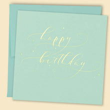 Load image into Gallery viewer, Papernest Happy Birthday Constellations Card Mint Green