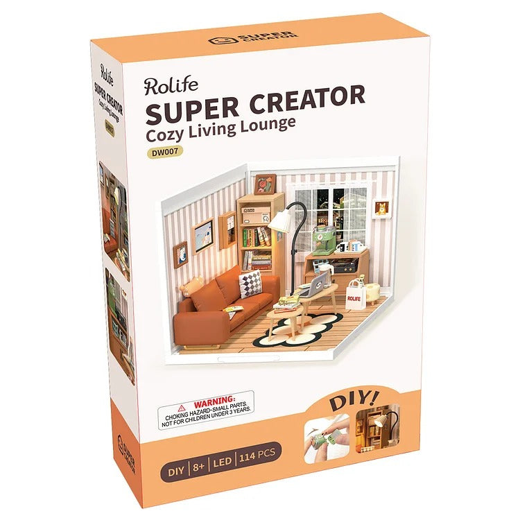 Robotime Rolife DIY Plastic Superstore Cozy Living Lounge