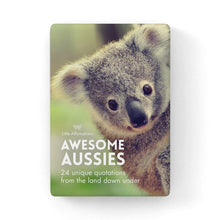 Load image into Gallery viewer, Affirmations - 24 Affirmations Cards - Awesome Aussies - DAA