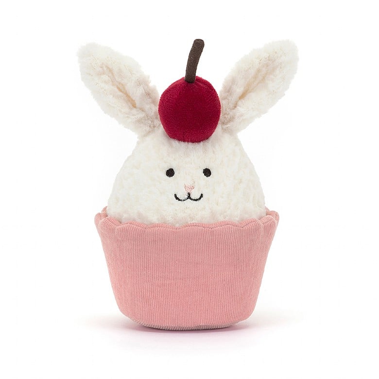 Jellycat Dainty Dessert Bunny Cupcake 14cm