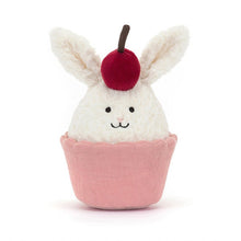 Load image into Gallery viewer, Jellycat Dainty Dessert Bunny Cupcake 14cm
