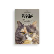 Load image into Gallery viewer, Affirmations - DGC - The Great Catsby - 24 Animal affirmation cards + stand